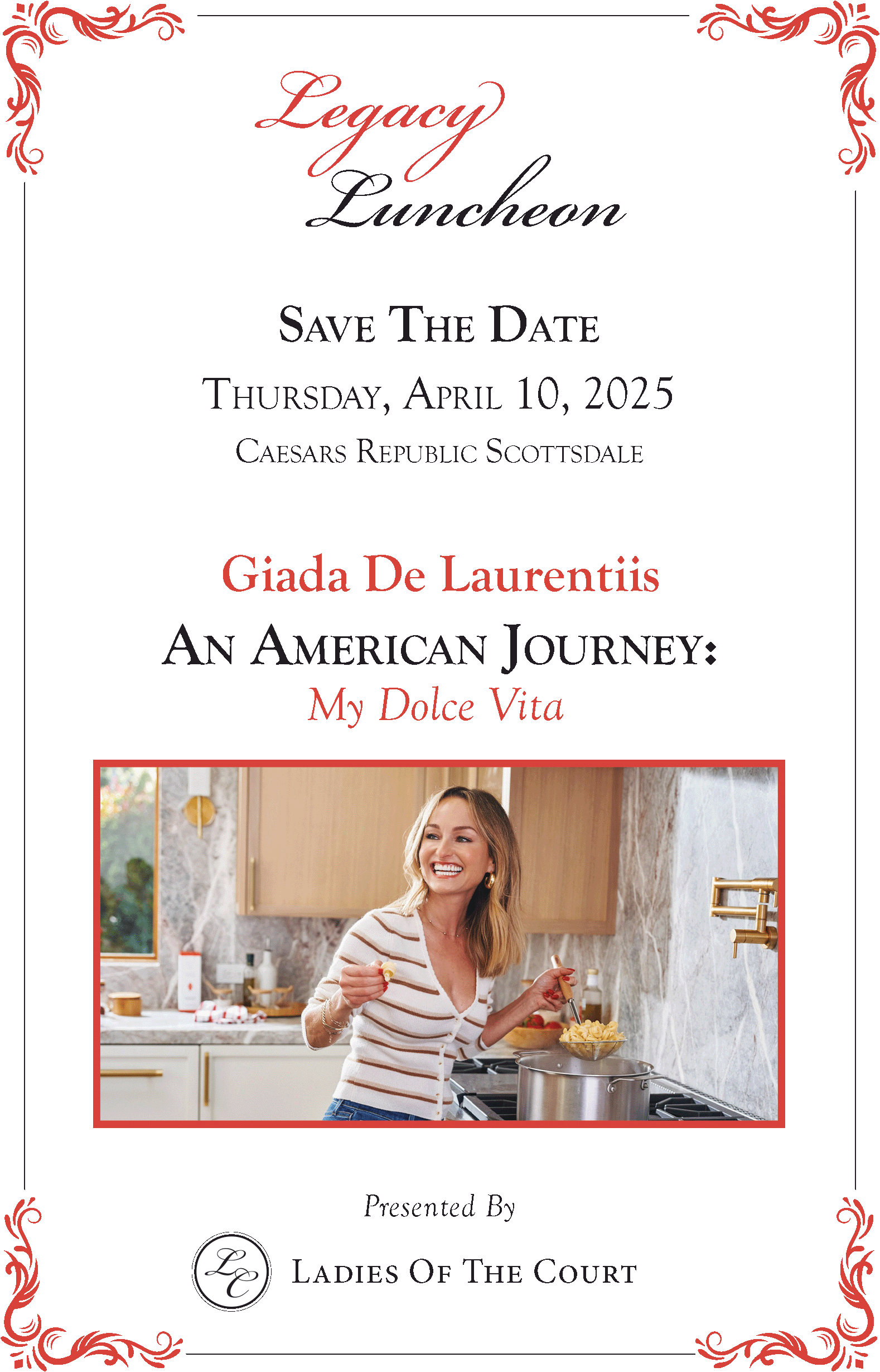 Annual Legacy Luncheon – Giada Di Laurentiis