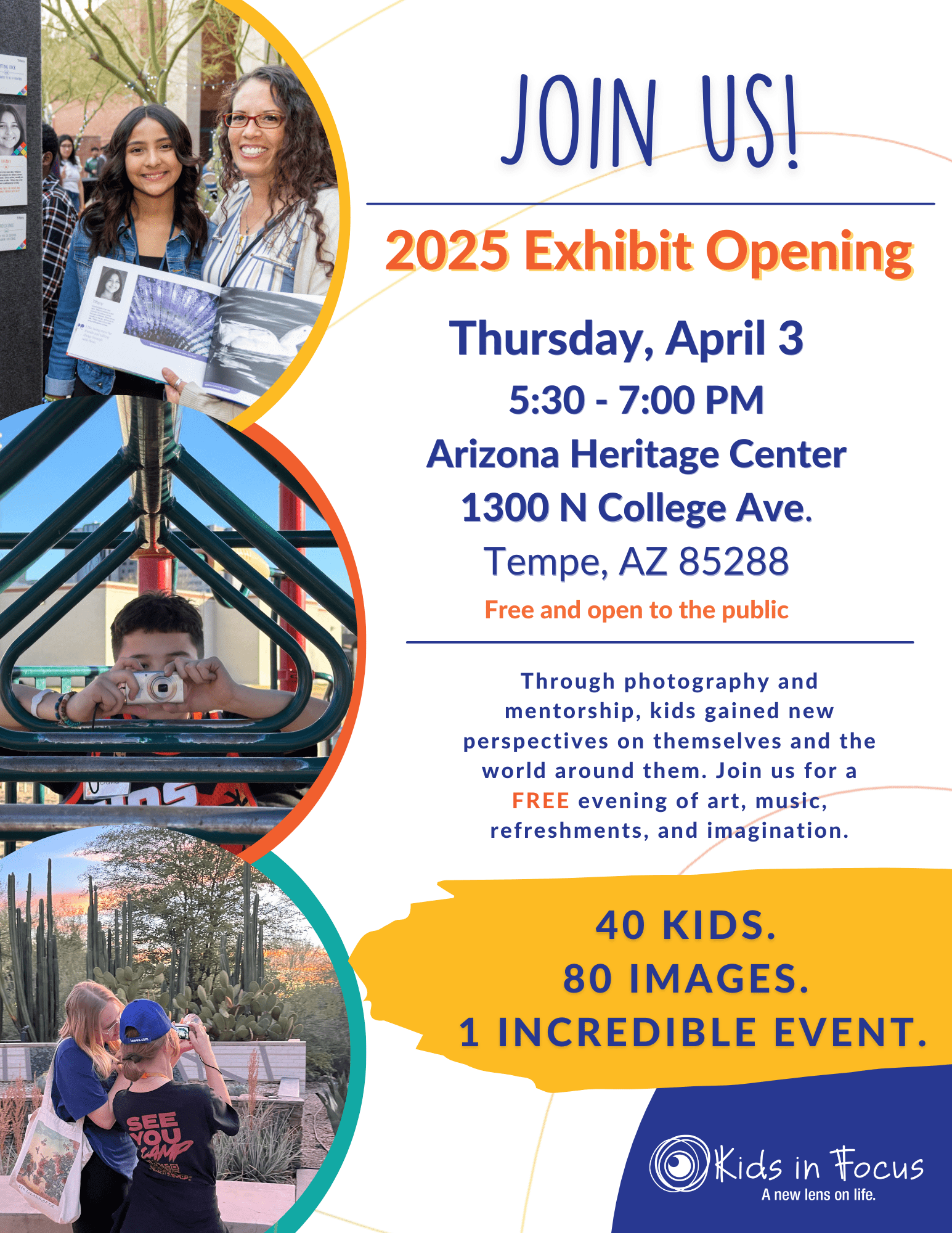 2025 Kids in Focus Annual Exhibit Opening