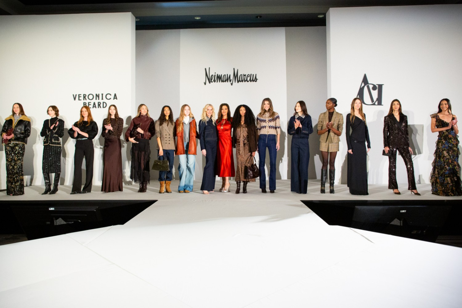 Veronica Swanson Beard & Veronica Miele Beard with models