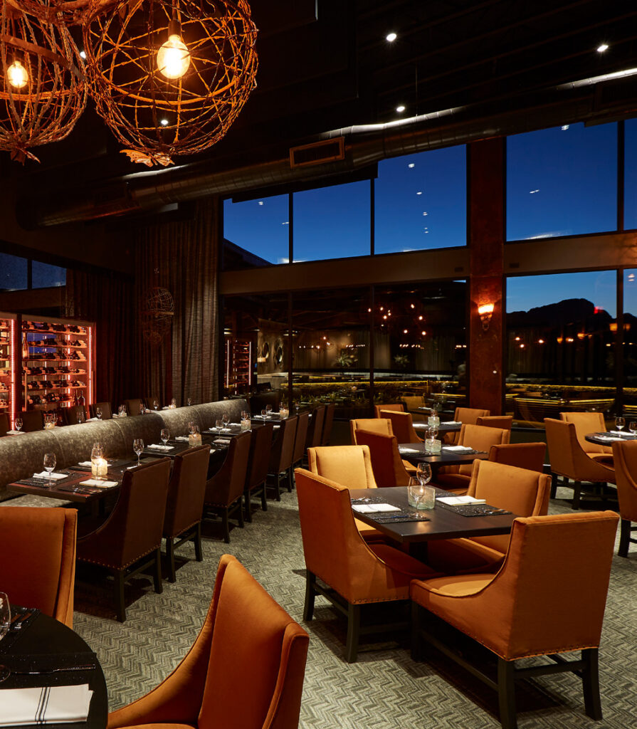 The dining room at Mariposa