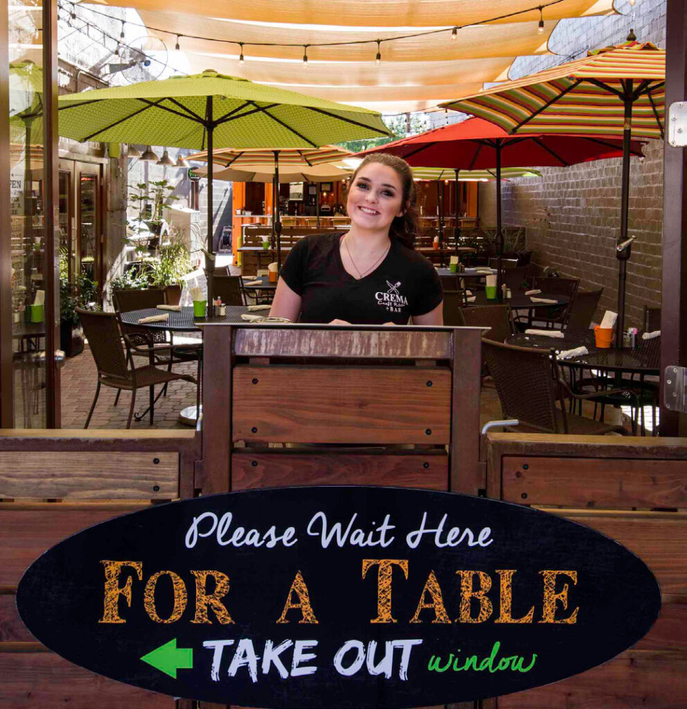 The eclectic Crema Cafe