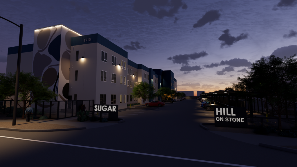 El Pueblo's Sugar Hill on Stone development.